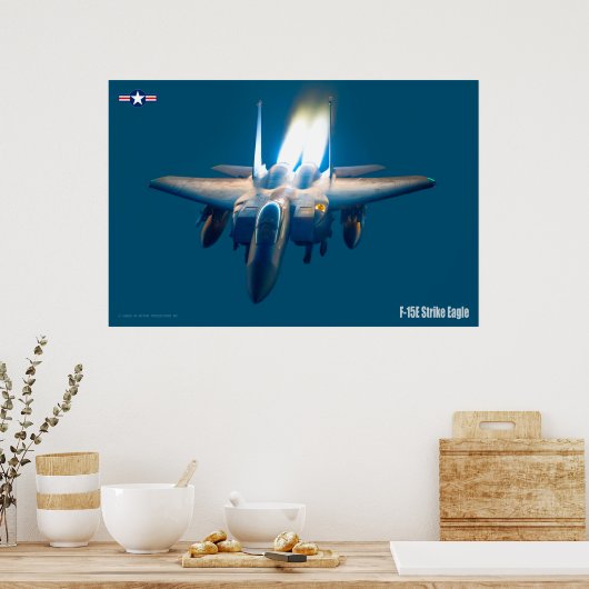 F-15E STRIKE EAGLE POSTER (Küche)