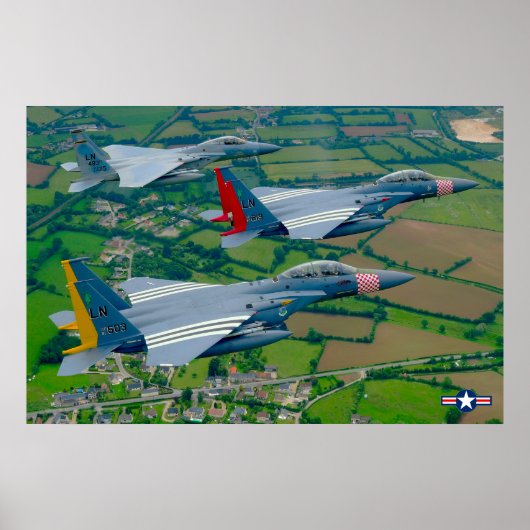 F-15E STRIKE EAGLE POSTER (Vorne)
