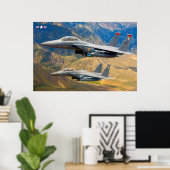 F-15E STRIKE EAGLE POSTER (Heimbüro)
