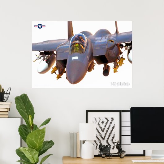 F-15E STRIKE EAGLE POSTER (Heimbüro)
