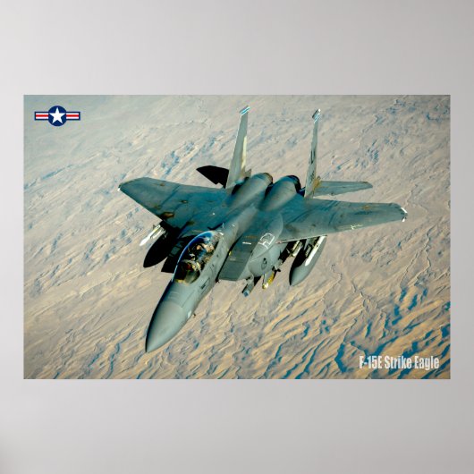 F-15E STRIKE EAGLE POSTER (Vorne)
