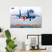 F-15E STRIKE EAGLE POSTER (Heimbüro)