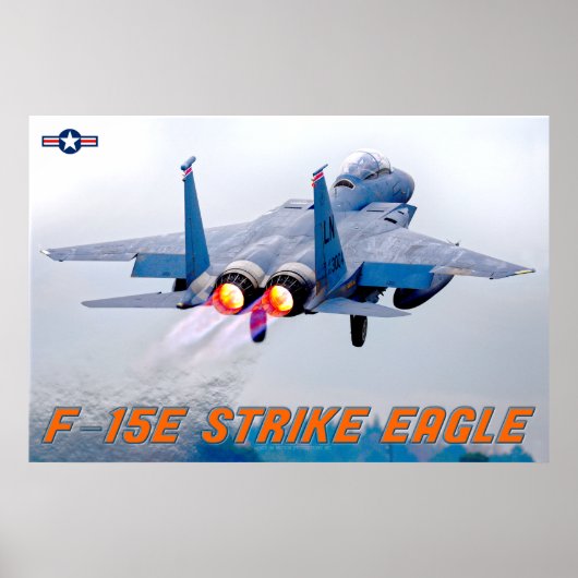 F-15E STRIKE EAGLE POSTER (Vorne)