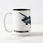 F-15E Strike Eagle Trinkbehälter Zweifarbige Tasse (Links)