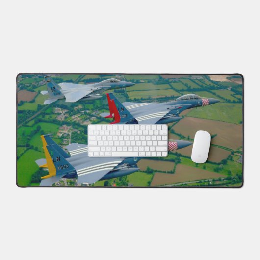 F-15E STRIKE EAGLE und F-15C EGFL Schreibtischunterlage (Tastatur & Maus)