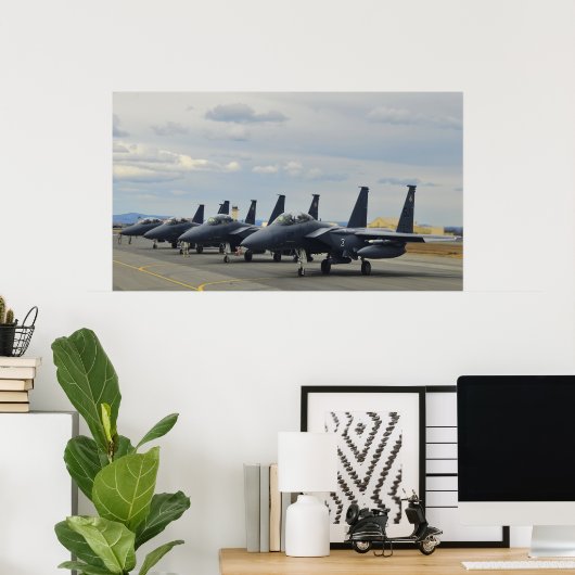 F-15E Strike Eagles Poster (Heimbüro)