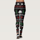 F-15E Weihnachts-Leggings Leggings (Rückseite)