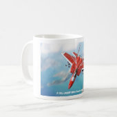 F-15J JASDF 50th Anniversary Red Eagle Kaffeetasse (Vorderseite Links)