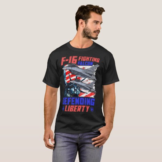 F 16 Airforce Jet Pilot T-Shirt (Vorne ganz)