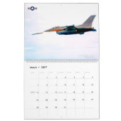 F-16 BEKÄMPFUNGSFALCON KALENDER (Mär 2027)