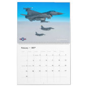 F-16 BEKÄMPFUNGSFALCON KALENDER (Feb 2027)