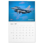 F-16 BEKÄMPFUNGSFALCON KALENDER (Mär 2027)