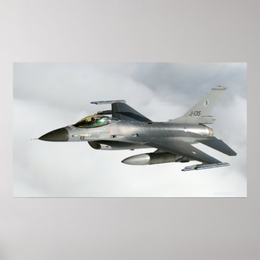 F-16 der Royal Netherlands Air Force Poster (Vorne)