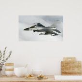 F-16 der Royal Netherlands Air Force Poster (Küche)