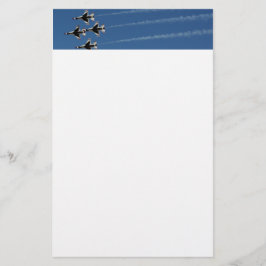 F-16 Donnervögel Diamantbildung Briefpapier