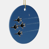 F-16 Donnervögel Diamantbildung Keramik Ornament (Rechts)