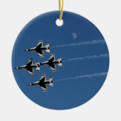 F-16 Donnervögel Diamantbildung Keramik Ornament (Vorne)