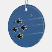 F-16 Donnervögel Diamantbildung Keramik Ornament (Links)