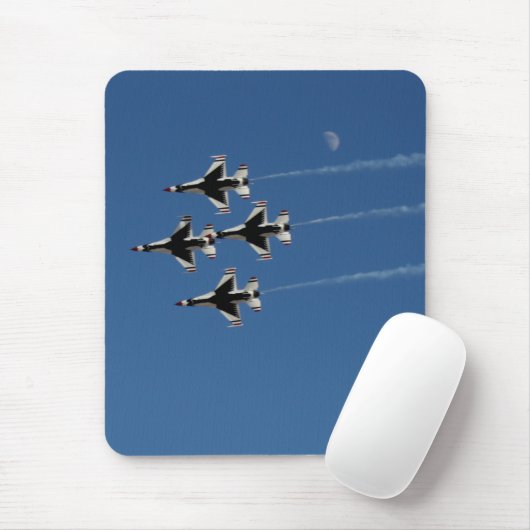 F-16 Donnervögel Diamantbildung Mousepad (Mit Mouse)