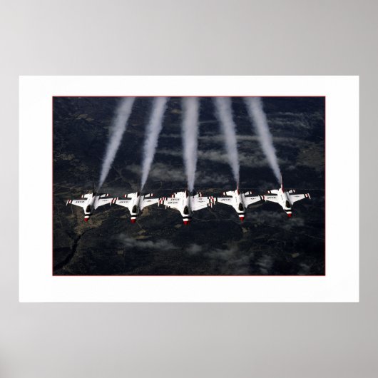 F-16 Donnervögel Poster (Vorne)