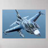 F-16 Falken bekämpfen HD hoch Poster (Vorne)