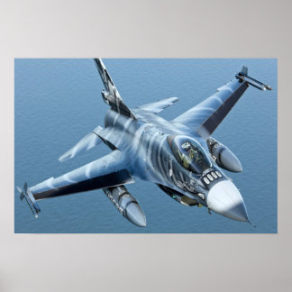 F-16 Falken bekämpfen HD hoch Poster