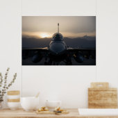 F-16 Falken bekämpfen Poster (Küche)
