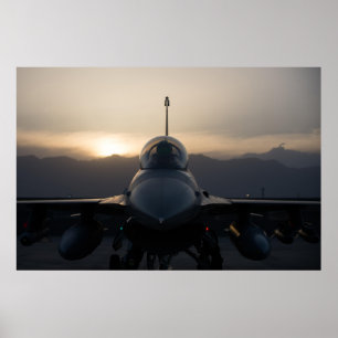 F-16 Falken bekämpfen Poster