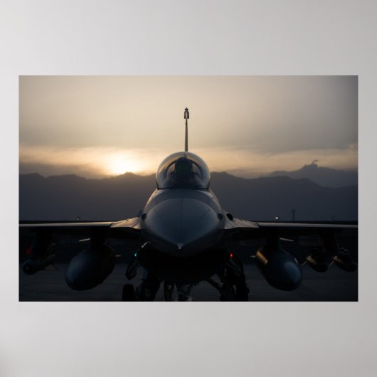 F-16 Falken bekämpfen Poster (Vorne)