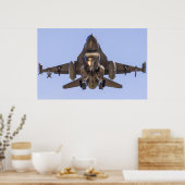F-16 Falken bekämpfen Poster (Küche)