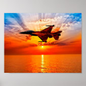 F-16 Falken bekämpfen Poster (Vorne)
