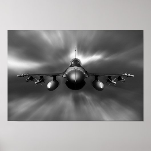 F-16 Falken bekämpfen Poster (Vorne)