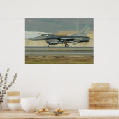 F-16 Falken bekämpfen Poster (Küche)