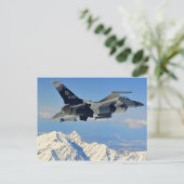 F-16 Falken bekämpfen Postkarte (Stehend Vorderseite)