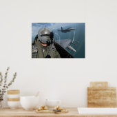 F-16 Falkenbekämpfung Luftfahrzeuge Poster (Küche)
