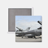 F-16 Falkenbekämpfung steht vor dem Start Magnet (Vorderseite/Rückseite)