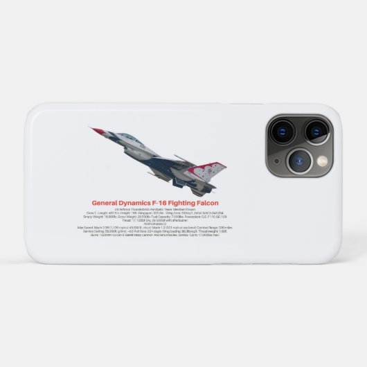 F-16 Falkenbekämpfungsjet Case-Mate iPhone Hülle (Rückseite (Horizontal))