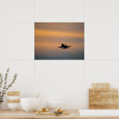 F-16 Falkenflugzeuge Poster (Küche)