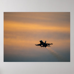F-16 Falkenflugzeuge Poster