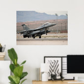 F-16 Falkenflugzeuge Poster (Heimbüro)