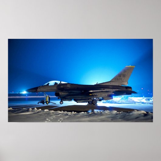 F-16 Falkenflugzeuge Poster (Vorne)