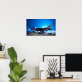 F-16 Falkenflugzeuge Poster (Heimbüro)