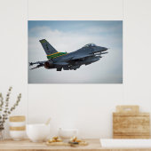 F-16 Falkenflugzeuge Poster (Küche)