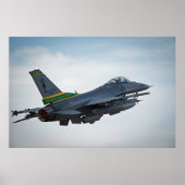 F-16 Falkenflugzeuge Poster (Vorne)
