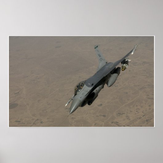 F-16 Falkenflugzeuge Poster (Vorne)