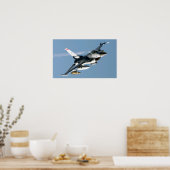 F-16 Falkenflugzeuge Poster (Küche)