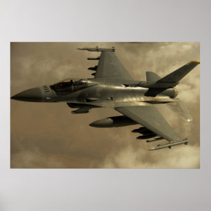 F-16 Falkenflugzeuge Poster
