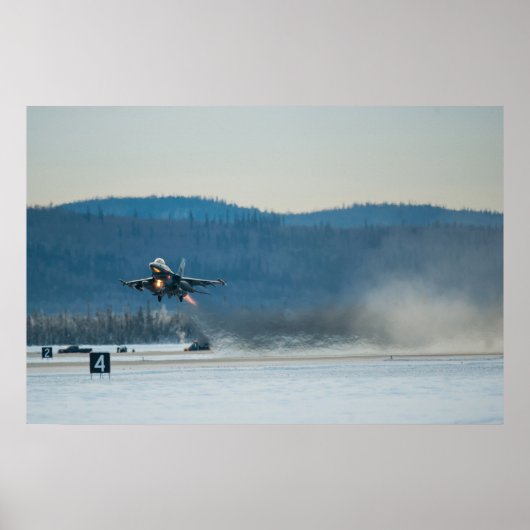 F-16 Falkenflugzeuge Poster (Vorne)