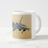 F-16 Fighting Falcon Block 40 Jumbo-Tasse (Vorderseite Rechts)