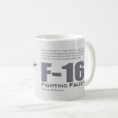 F-16 Fighting Falcon Kaffeetasse (VorderseiteRechts)